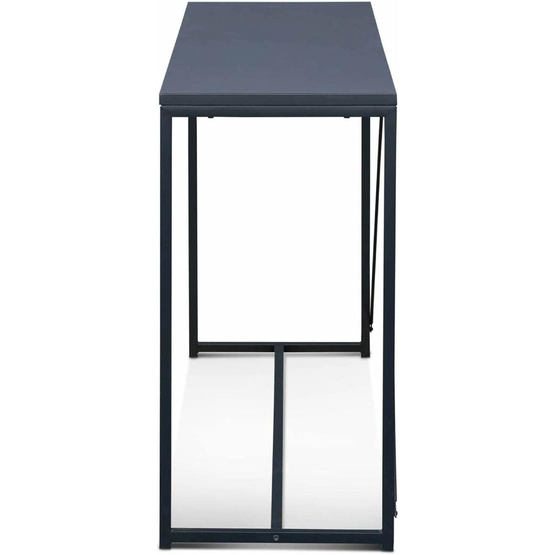 Alice'S Home - Console En Métal Noir 120 X 39 X 79Cm - Industrielle - 1 Barre De Renfort | Designix - Amazon    - https://designix.fr/