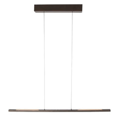 Suspension luminaire Bande marron