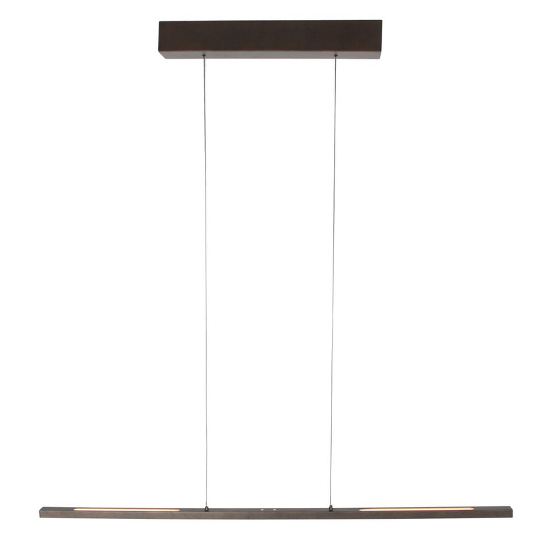 Suspension luminaire Bande marron