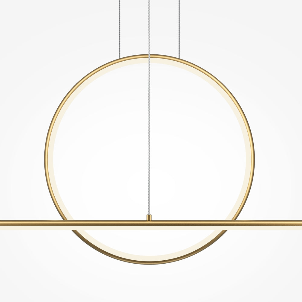 Halo Suspension luminaire doré