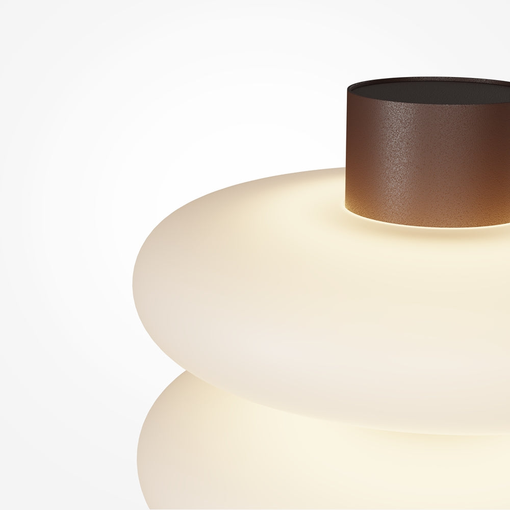 Nuvem Lampe de chevet marron