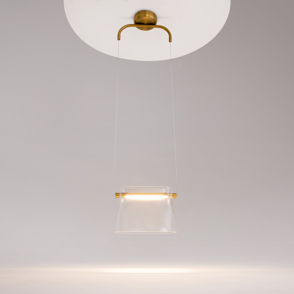 Cabaret Suspension luminaire doré