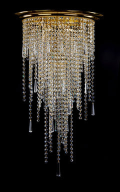 Suspension spirale en cristal AL252