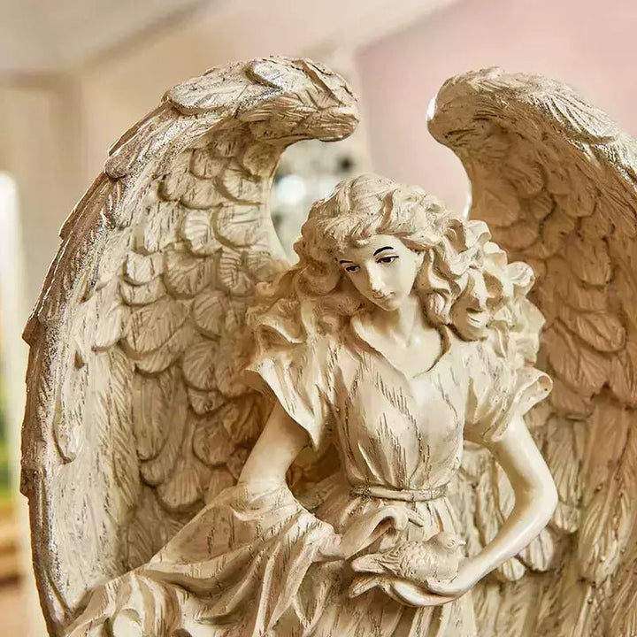 Ange Déesse Sculpture Résine | Nila - Designix Statuette Terre