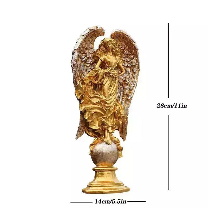 Ange Déesse Sculpture Résine | Nila - Designix Statuette Terre