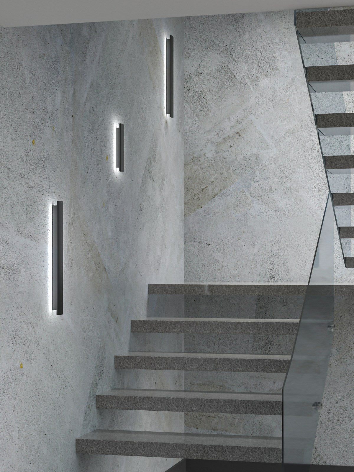 Applique murale LED Ante 60 noire