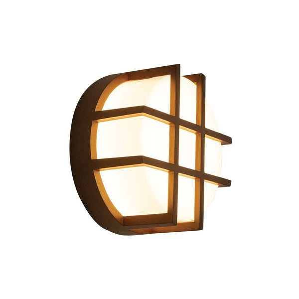 Applique exterieure ZAMBELIS D188 10W IP65 DESIGN Marron E342