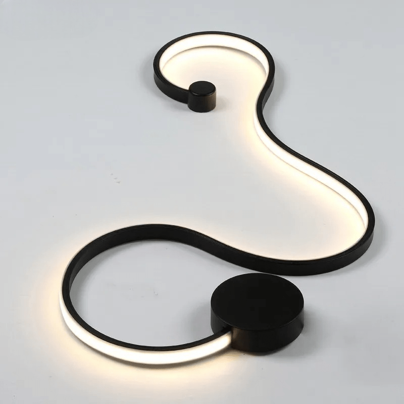 Applique Fer LED Design | Zula - Designix Applique Murale Blanc | 70cm Blanc Chaud