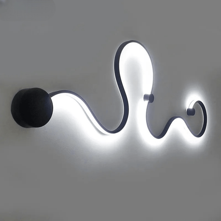 Applique Fer LED Design | Zula - Designix Applique Murale Blanc | 70cm Blanc Chaud