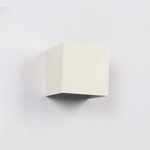 Applique Led Alu Moderne Carré | Uaso - Designix Applique Murale Blanc Blanc chaud (2700 - 3500K)