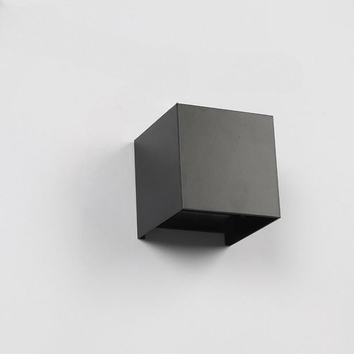 Applique Led Alu Moderne Carré | Uaso - Designix Applique Murale Blanc Blanc chaud (2700 - 3500K)