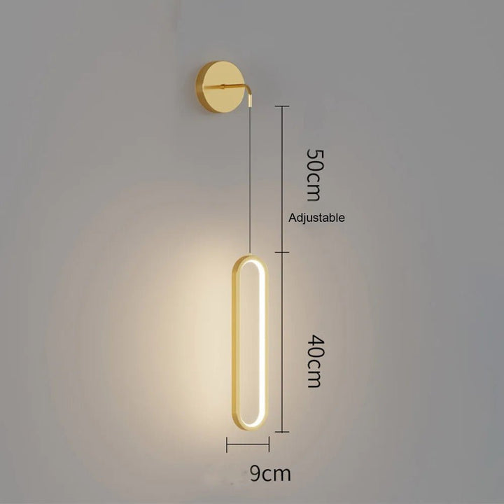 Applique LED Murale | Fiye - Designix Applique Murale Doré