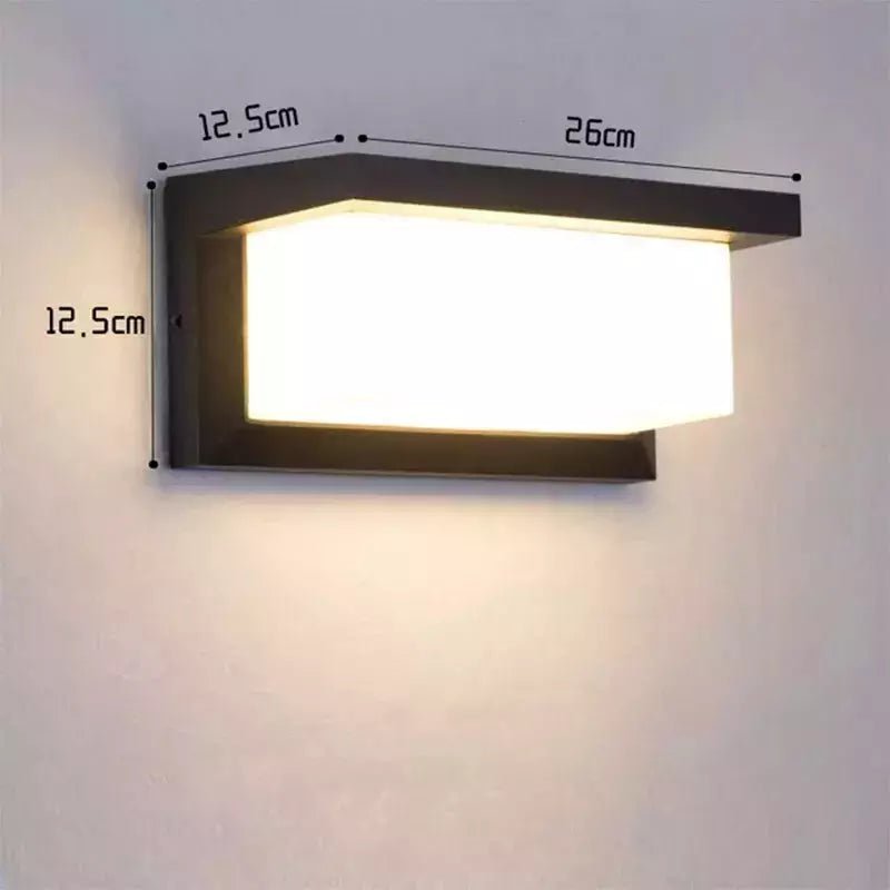 Applique Mural Extérieur avec Détecteur | Sentinel - Designix Applique murale extérieur Blanc Froid