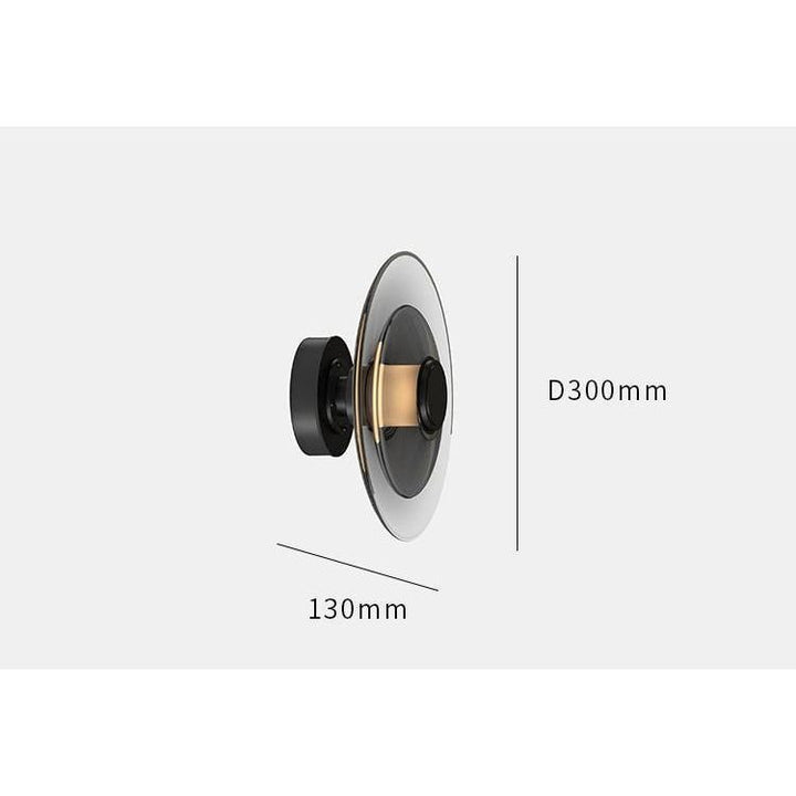Applique Mural LED Circulaire | Dael - Designix Applique Murale Petite Doré