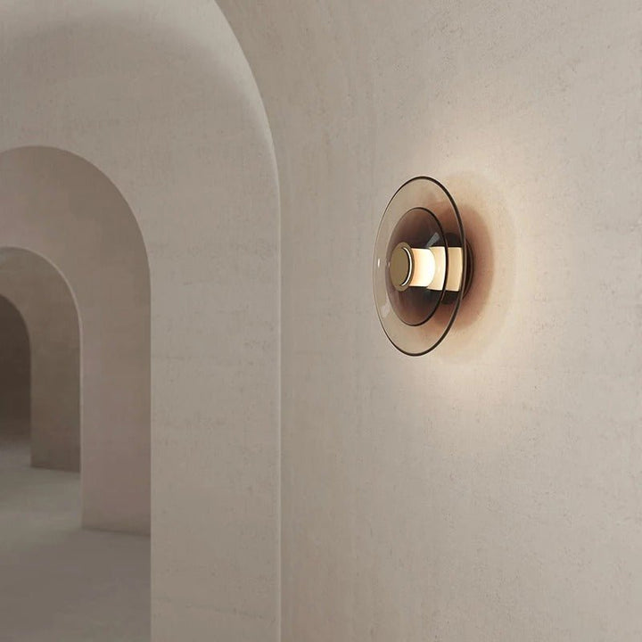 Applique Mural LED Circulaire | Dael - Designix Applique Murale Petite Doré