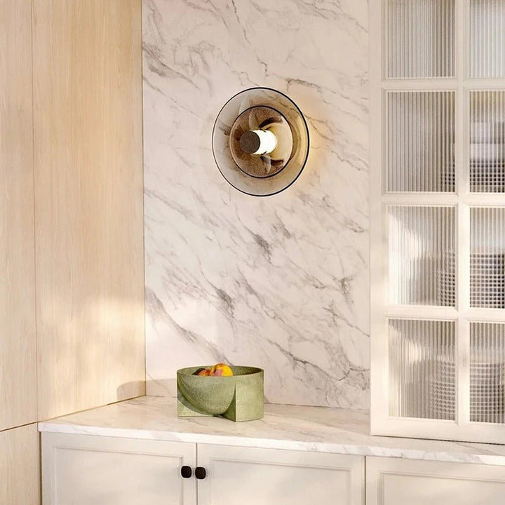 Applique Mural LED Circulaire | Dael - Designix Applique Murale Petite Doré