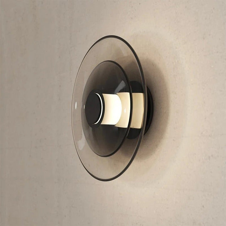 Applique Mural LED Circulaire | Dael - Designix Applique Murale Petite Noir