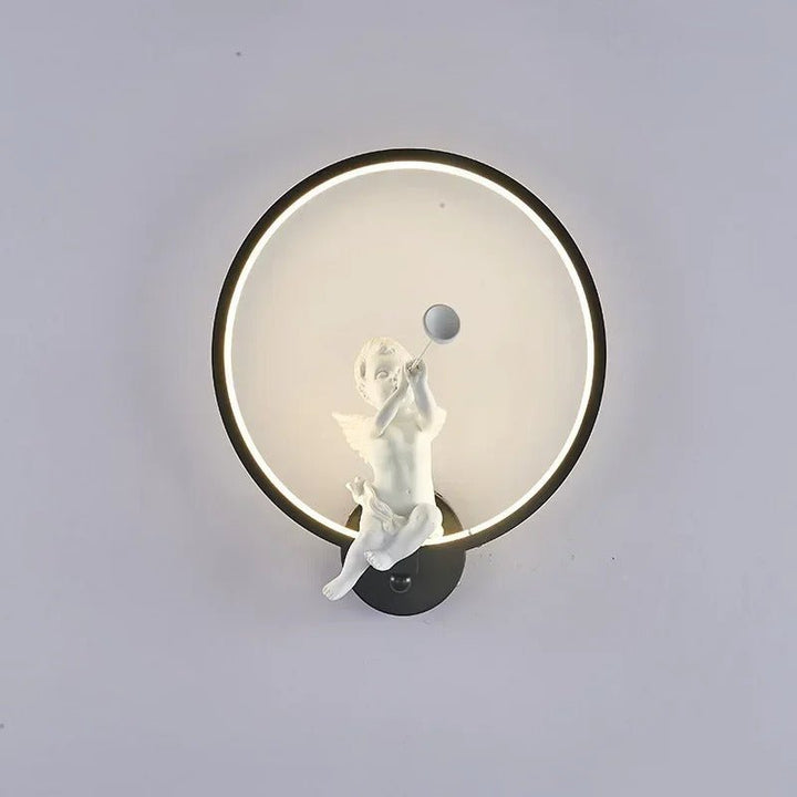 Applique Murale Ange | Taer - Designix Applique Murale Blanc Trompette