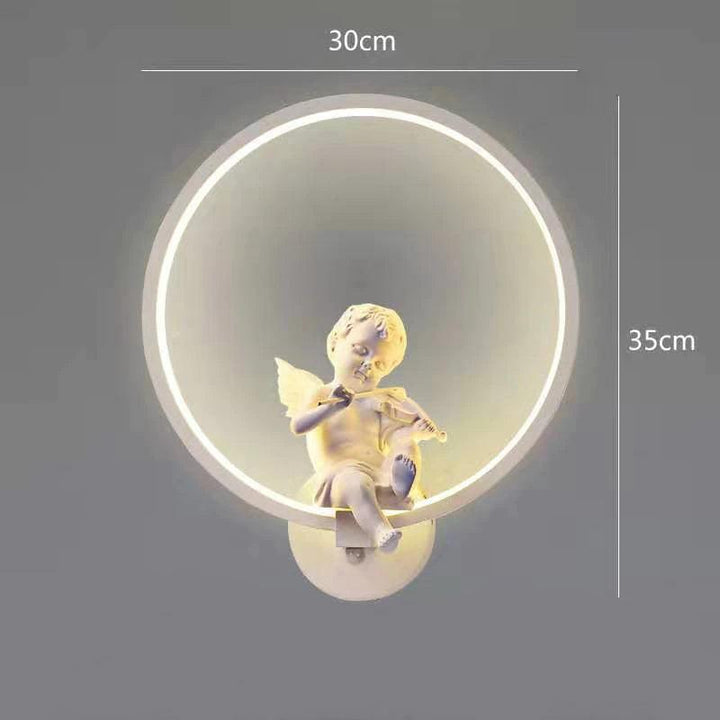 Applique Murale Ange | Taer - Designix Applique Murale Blanc Violon