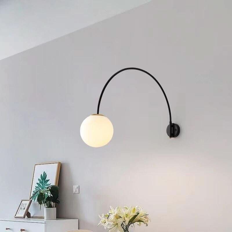 Applique Murale Arc Boule | Éclat Moderne