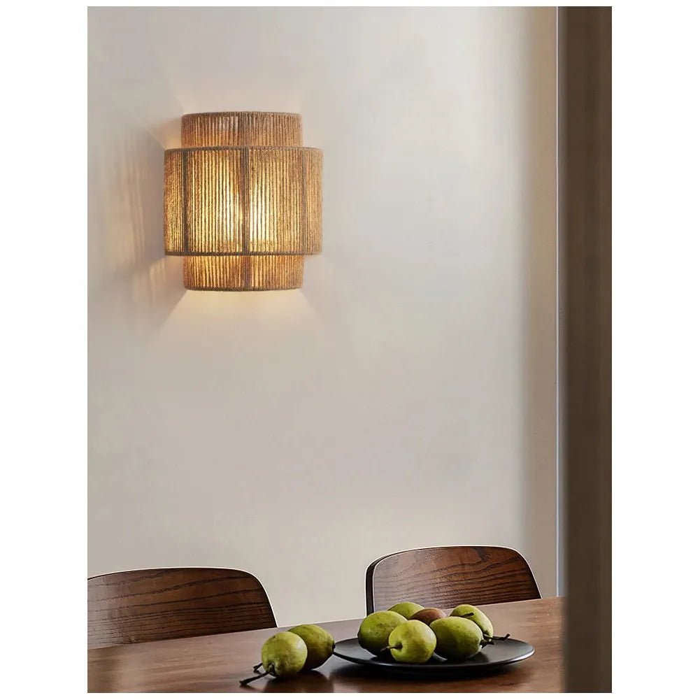 Applique Murale Bohème en Corde de Chanvre | Fira - Designix Applique Murale