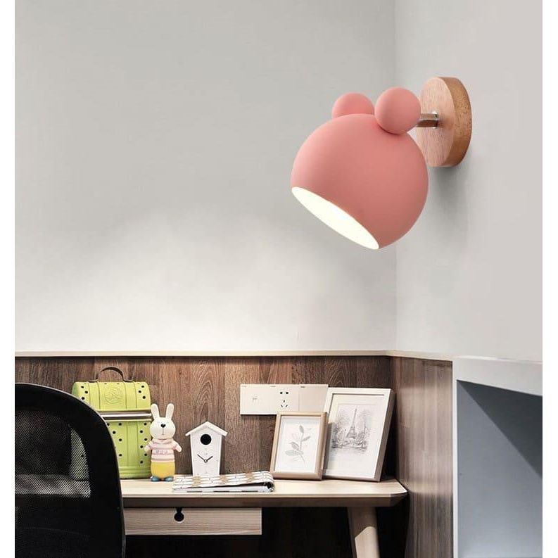 Applique Murale Bois Enfant | Caro - Designix Applique Murale Gris