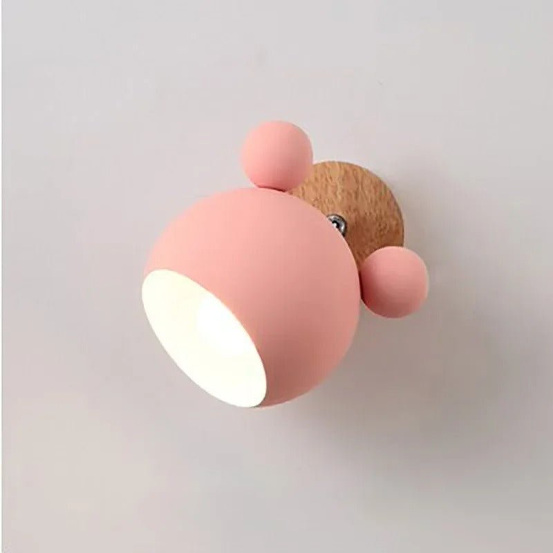 Applique Murale Bois Enfant | Caro - Designix Applique Murale Rose
