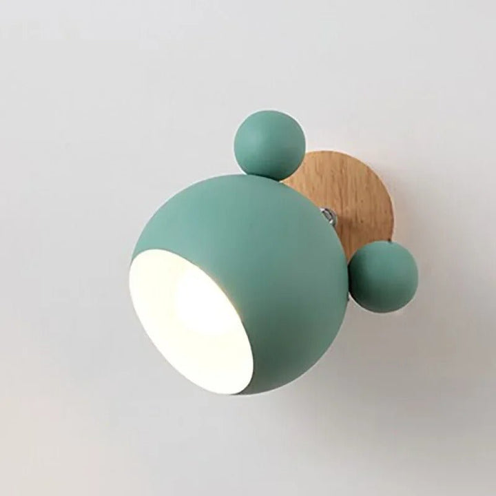 Applique Murale Bois Enfant | Caro - Designix Applique Murale Vert
