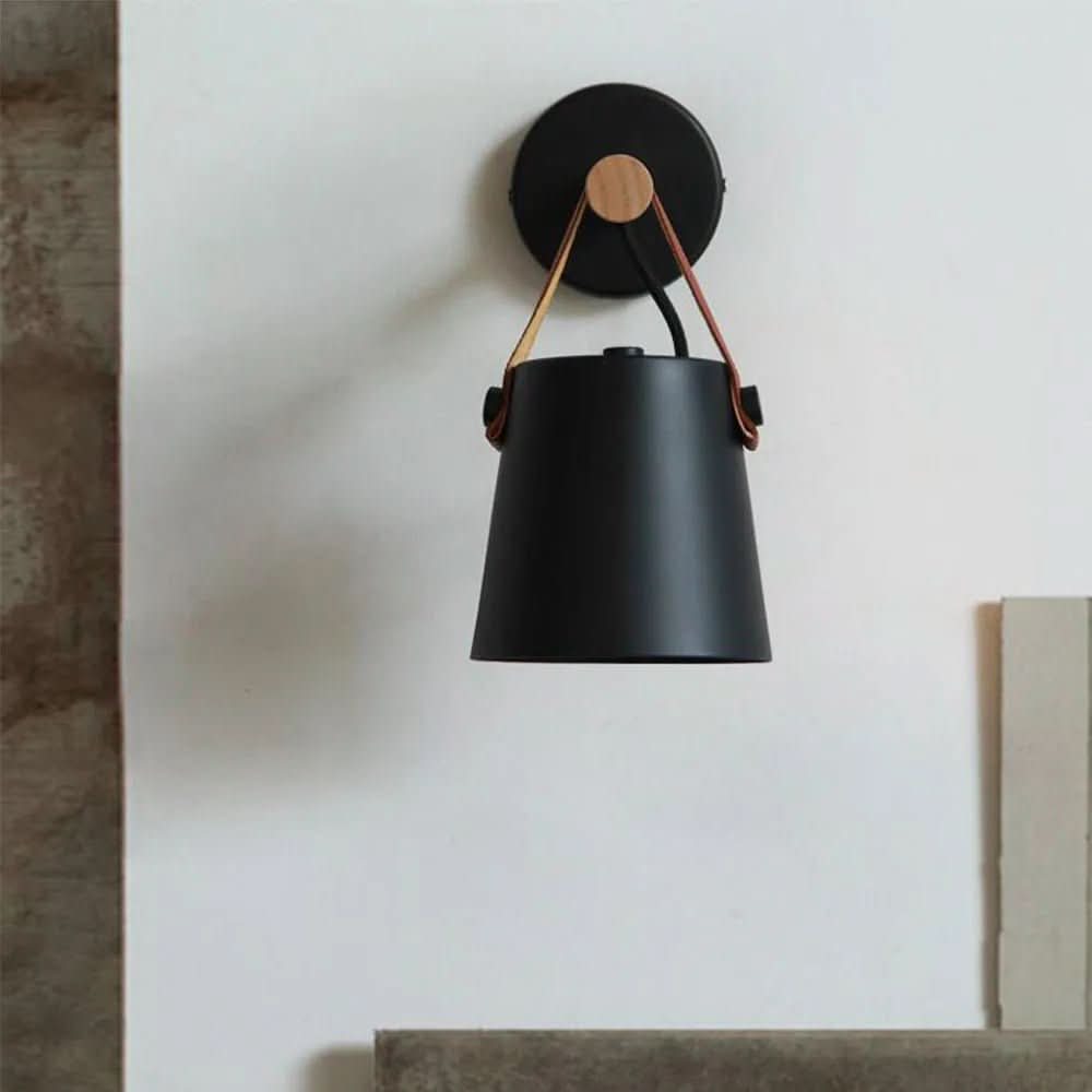 Applique Murale Bois Scandinave | Ylae - Designix Applique Murale Noir