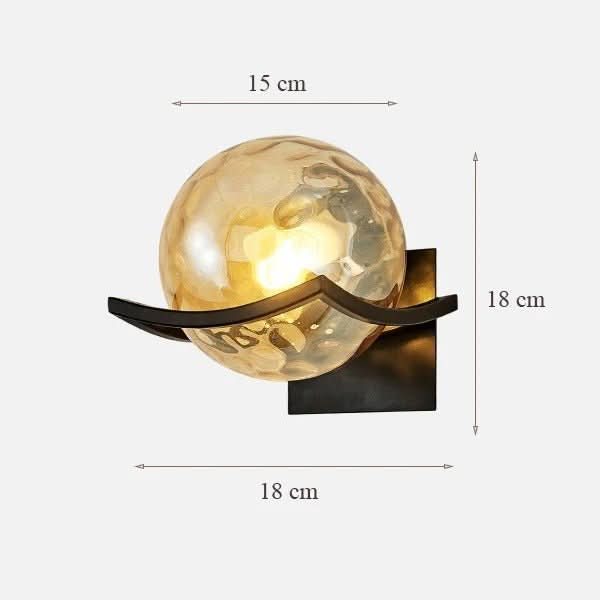 Applique Murale Boule en Verre | Kena