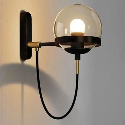 Applique Murale Boule Verre | Éclat Cristallin