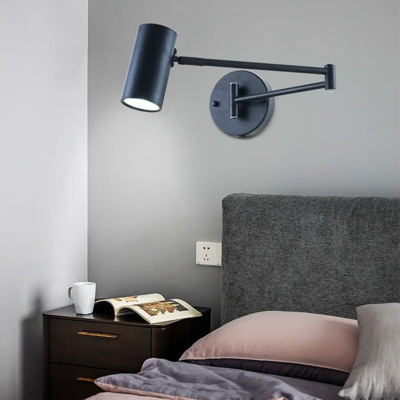 Applique Murale Bras Articulé | Meno - Designix Applique Murale Noir