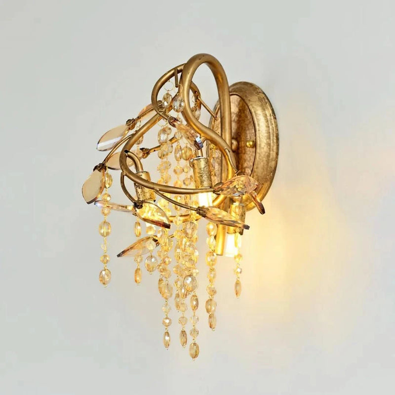 Applique Murale Bronze et Cristal | Nare
