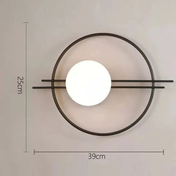 Applique Murale Cercle | Éclat Moderne
