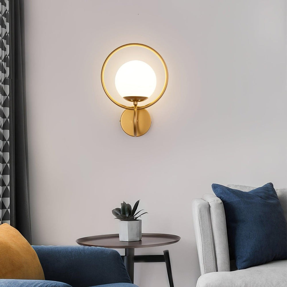 Applique Murale Cercle LED | Rira - Designix Applique Murale Noir