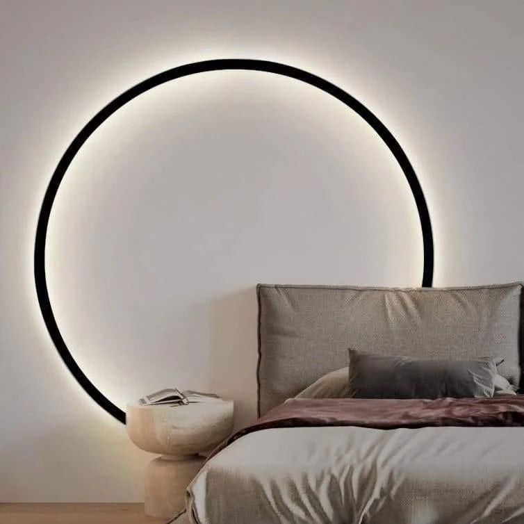 Applique Murale Cercle | Qilo | Designix - Applique Murale 100 cm   - https://designix.fr