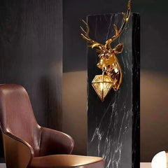 Applique Murale Cerf - Lumière Sylvestre Design Premium