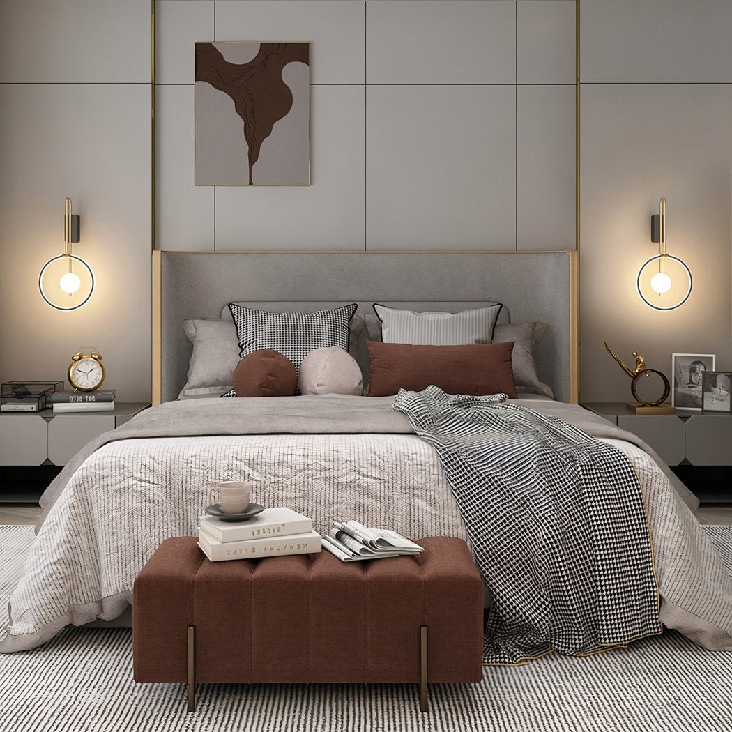 Applique Murale Chambre Design Minimaliste Cercle | Uria - Designix Applique Murale