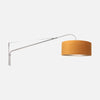 Applique murale chic en velours doré, arc acier réglable Ø 50 cm | Elegant Classy