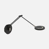 Applique murale design noir à bras articulé, liseuse led | Éclio