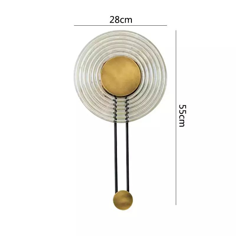 Applique Murale Extra Plate | Lueur d'Or - Designix Applique Murale Transparent Blanc Chaud