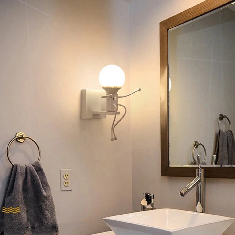 Applique Murale Fer Moderne | Taro - Designix Applique Murale Blanc