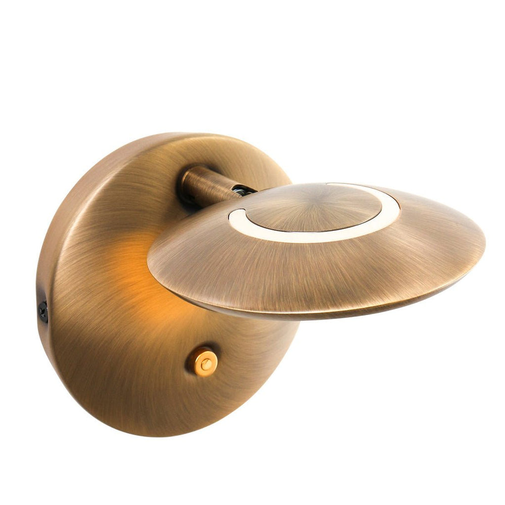 Applique Murale LED Bronze Zenith - Designix Applique Murale