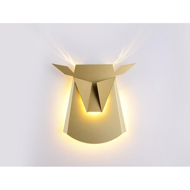 Applique murale LED en Forme de Cerf | Hory - Designix Applique Murale Doré