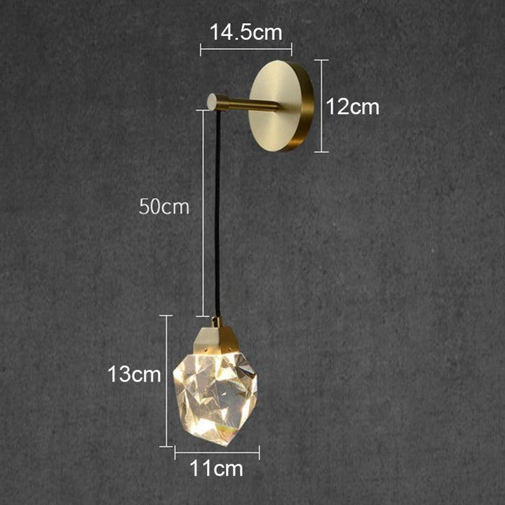 Applique Murale Luxe Moderne | Éclat Céleste - Designix Applique Murale Blanc Chaud (3200K)