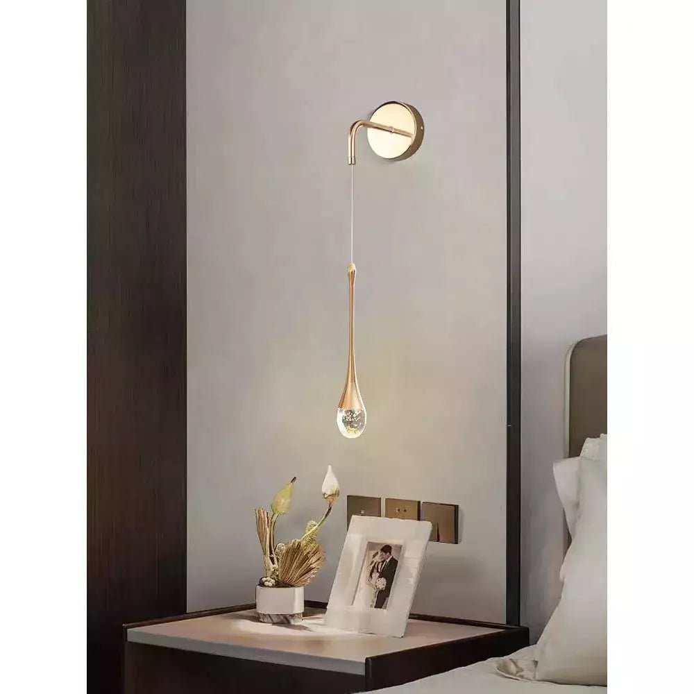 Applique Murale Minimaliste Boule | Clarté Cristalline - Designix Applique Murale Or | 34x6 cm Blanc Chaud (3200K)