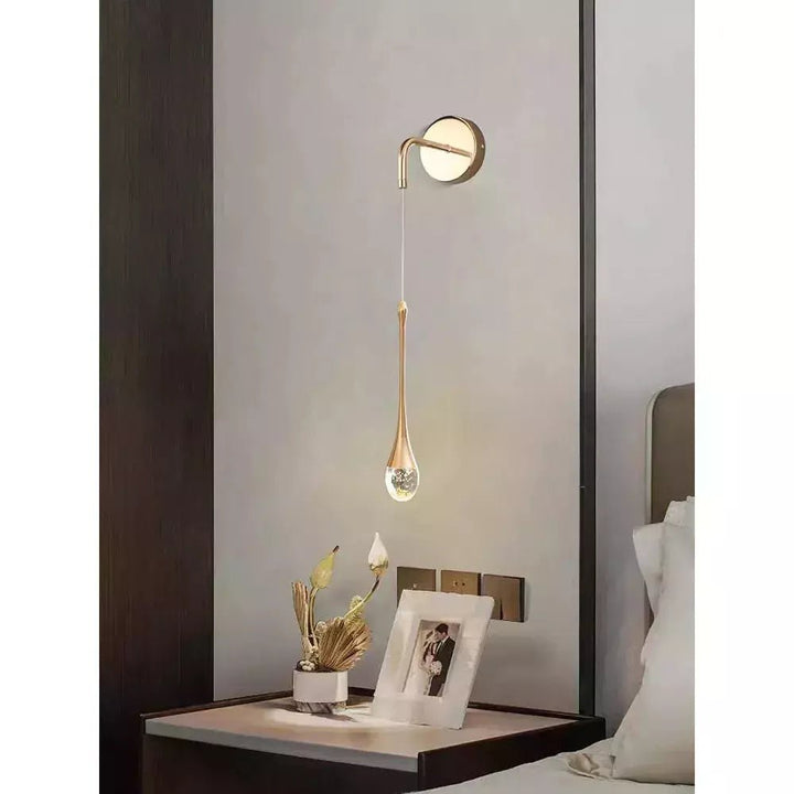 Applique Murale Minimaliste Boule | Clarté Cristalline - Designix Applique Murale Or | 34x6 cm Blanc Chaud (3200K)