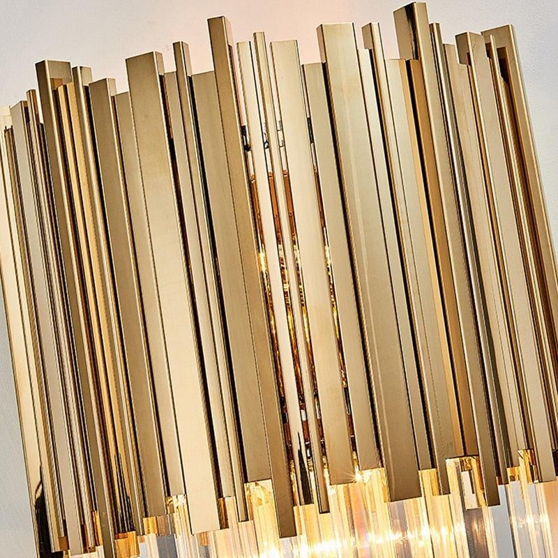Applique Murale Moderne LED | Lumière Cristalline - Designix Applique Murale Chrome 25x46cm Blanc Chaud 3000K