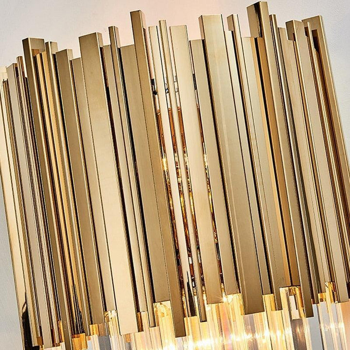 Applique Murale Moderne LED | Lumière Cristalline - Designix Applique Murale Chrome 25x46cm Blanc Chaud 3000K