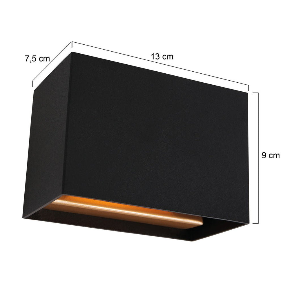 Applique Murale Noir LED | Hira - Designix Applique Murale